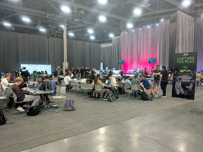 CTF会場の様子