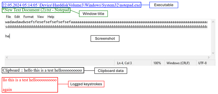 図5. SlimAgentによって生成されたHTMLレポートの例