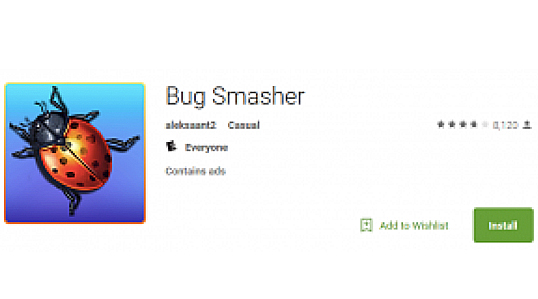 図4 隠れたマイニング機能を持ったアプリ「Bug Smasher」